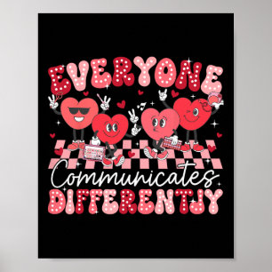 Everyone Communicates Differently Special Educatio Poster