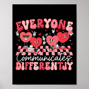 Everyone Communicates Differently Special Educatio Poster