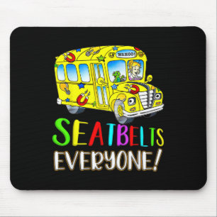 Everyone Fun Magic School Bus Driver Job Pride Mouse Pad