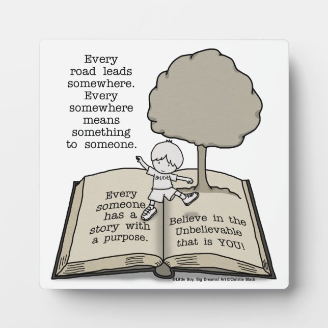 Everyone Has a Story Plaque (Front)