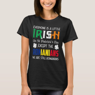 Everyone Is A Little Irish On St Patricks Day Roma T-Shirt