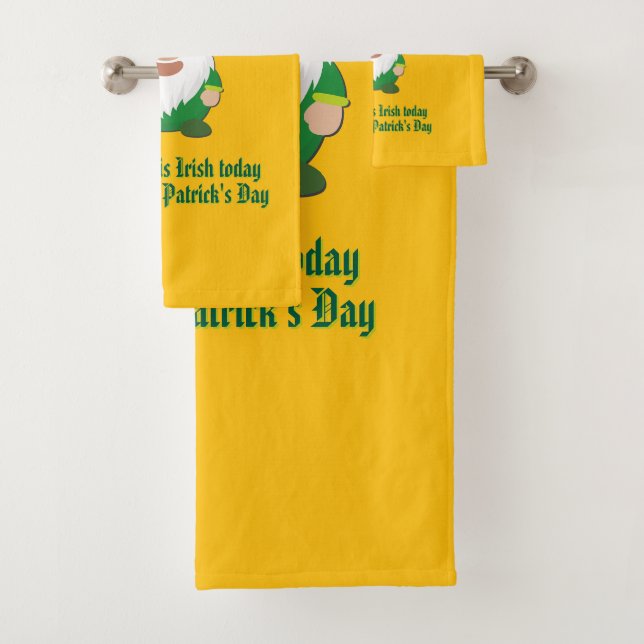 Everyone is Irish Today Bath Towel Set (Insitu)