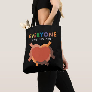 Everyone Is Welcome Here Diversity Inclusion Equal Tote Bag