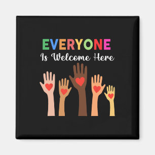 Everyone Is Welcome Here Idaho Teacher 2 Magnet