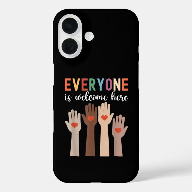 Everyone Is Welcome Here Idaho Teacher Case-Mate iPhone Case (Back)