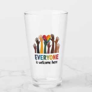 Everyone Is Welcome Here Idaho Teacher Glass