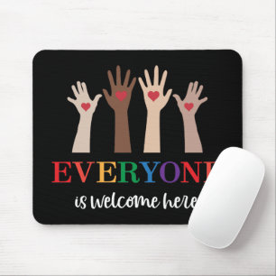 Everyone Is Welcome Here Idaho Teacher Mouse Pad