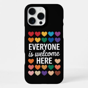 Everyone Is Welcome Here LGBTQ iPhone 16 Pro Max Case