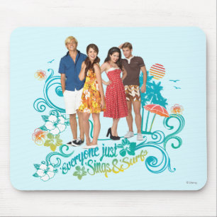 Everyone Just Sings & Surfs Mouse Pad