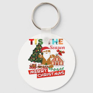 Everyone Loves A At Christmas Christmas Santas Com Keychain