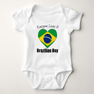 Everyone Loves A Brazilian Boy Baby Bodysuit