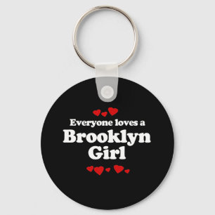 Everyone Loves a Brooklyn Girl T-shirt Keychain