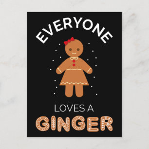 Everyone Loves A Ginger III Postcard