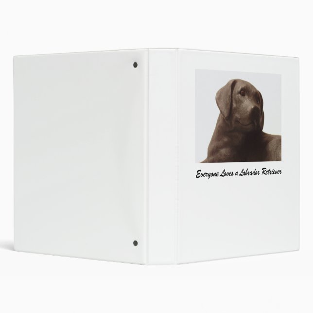 Everyone Loves a Labrador Retriever Binder (Background)