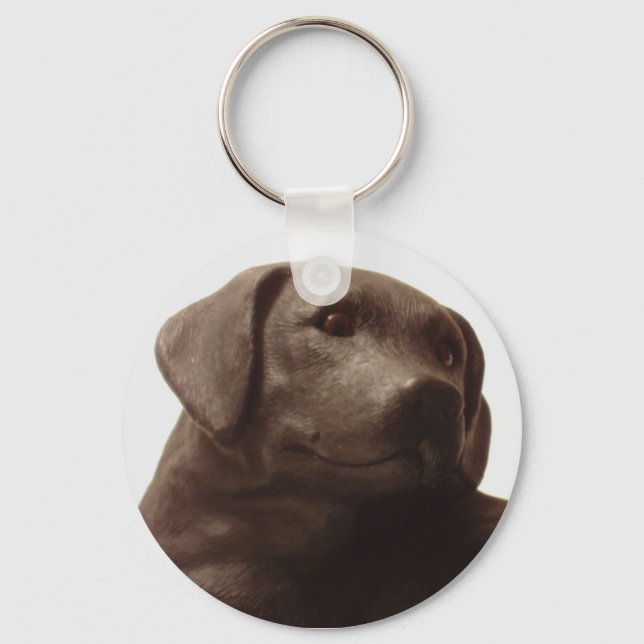 Everyone Loves a Labrador Retriever Keychain (Front)