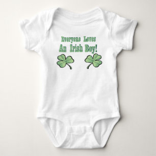 Everyone Loves An Irish Boy Baby Bodysuit