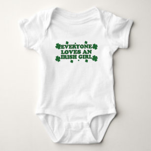 Everyone Loves An Irish Girl Baby Creeper