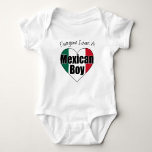 Everyone Loves Mexican Boy Baby Bodysuit