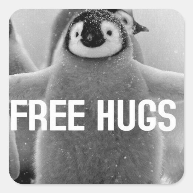 Everyone Needs a Hug Square Sticker (Front)