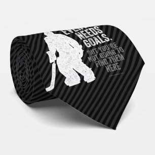 Everyone Needs Goals (Hockey) Neck Tie