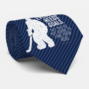 Everyone Needs Goals (Hockey) Tie
