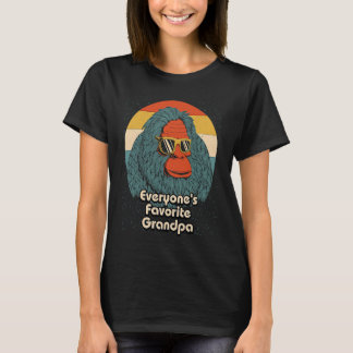Everyones Favorite Grandpa Fathers Day Grandkids P T-Shirt