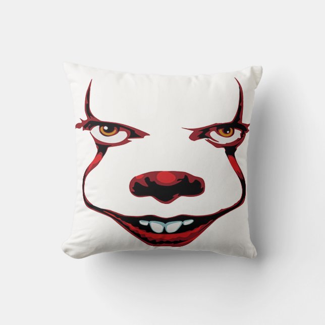 Everyone's fear will be real enough when they see throw pillow (Front)
