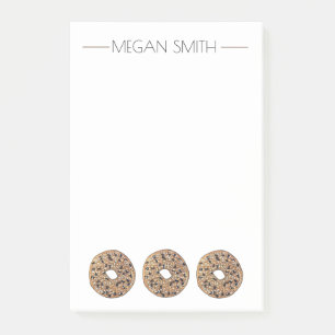 Everything Bagel Bread Bakery Baked By Pastry Post-it Notes