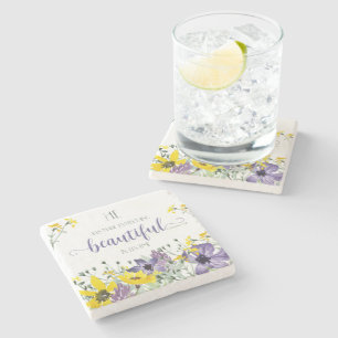 Everything Beautiful - Ecc 3:11 Stone Coaster