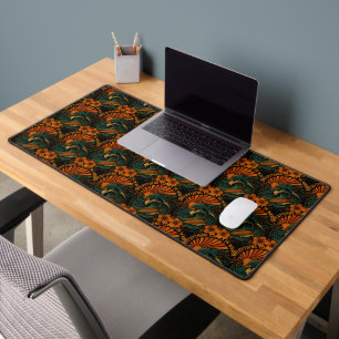 Everything Comes In Waves Retro Desk Mat
