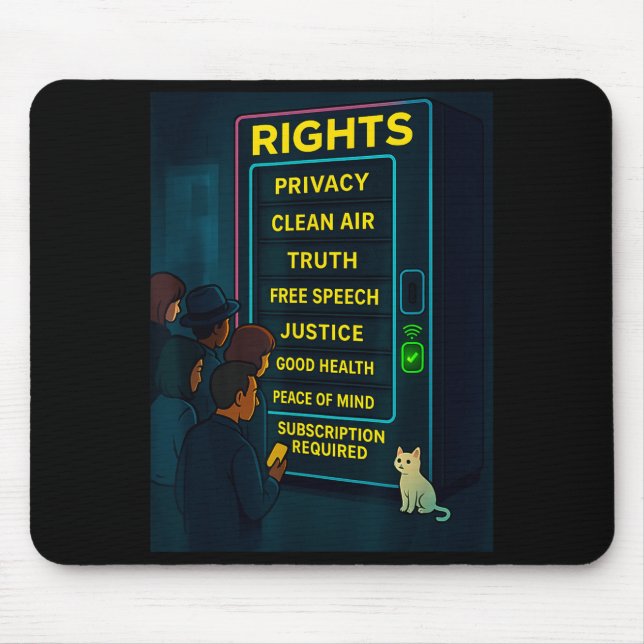 Everything For A Price Funny Satire Gift  Mouse Pad (Front)