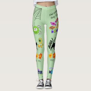 Everything Halloween Graphic Leggings
