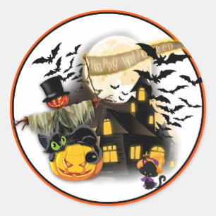 Everything Halloween Stickers Set of 20 Round