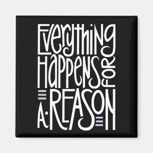 Everything Happens Black Magnet