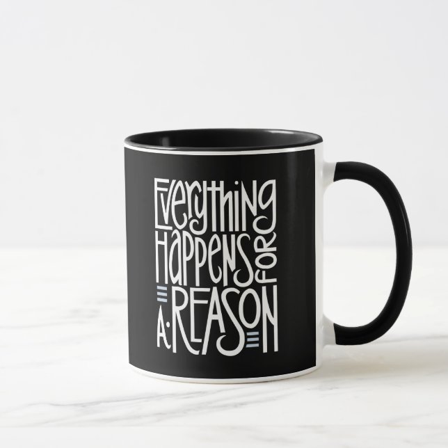 Everything Happens white Mug (Right)