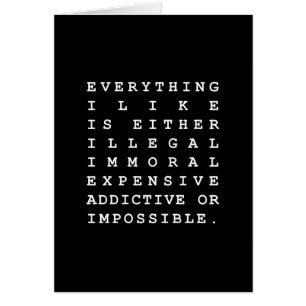 Everything I Like Card