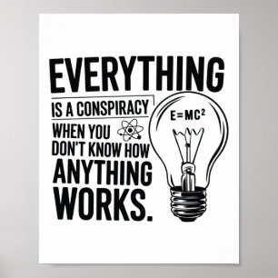 Everything Is A Conspiracy... Sticker Poster