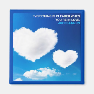 EVERYTHING IS CLEARER WHEN YOU'RE IN LOVE MAGNET