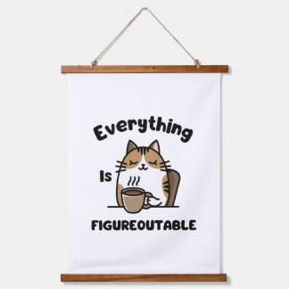 Everything Is Figureoutable Hanging Tapestry