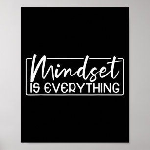 Everything Is Mindset Inspirational Mind Motivatio Poster