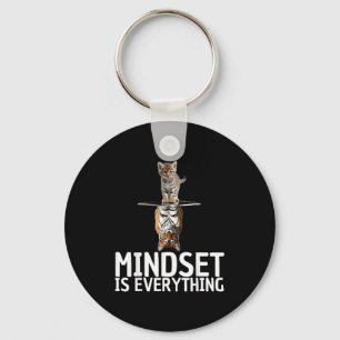Everything Is Mindset Insrational Mind Motivationa Keychain