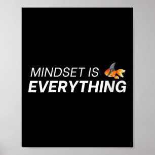 Everything Is Mindset Shark Fin Goldfish Vintage Q Poster