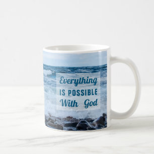 Everything is Possible Motivational Beach Mug