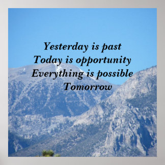 Everything is possible Tomorrow Poster