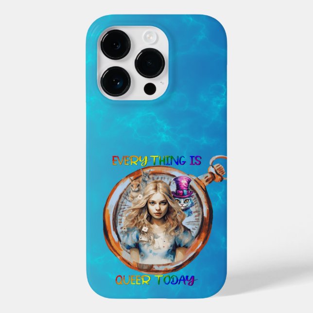 Everything is Queer Today - Alice in Wonderland  Case-Mate iPhone Case (Back)