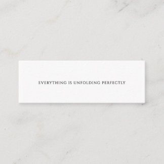 Everything is Unfolding Perfectly | Reminder Card