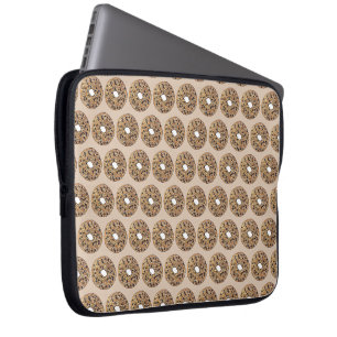 Everything Poppy Sesame Seed Bagel Breakfast Food Laptop Sleeve