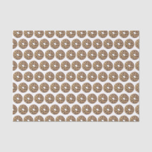 Everything Poppy Sesame Seed Bagel Breakfast Food Tissue Paper