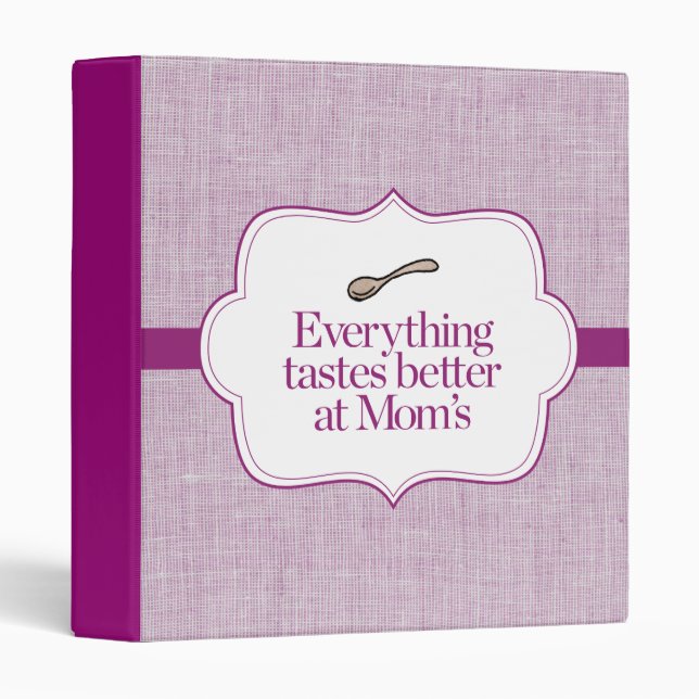 Everything Tastes Better Binder (Front/Spine)
