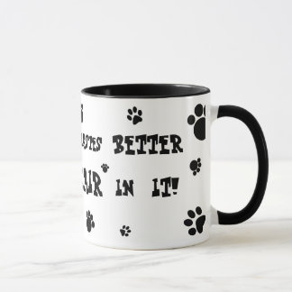 everything tastes better with cat hair mug! mug